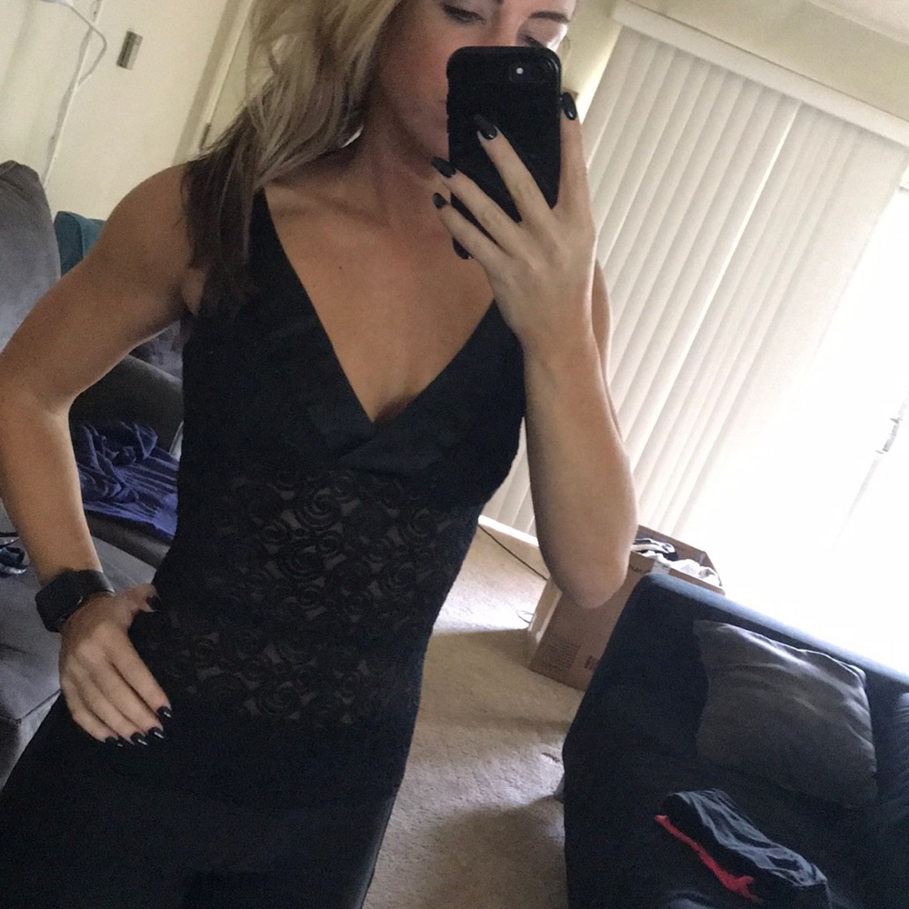 Le Chateau sexy black top
